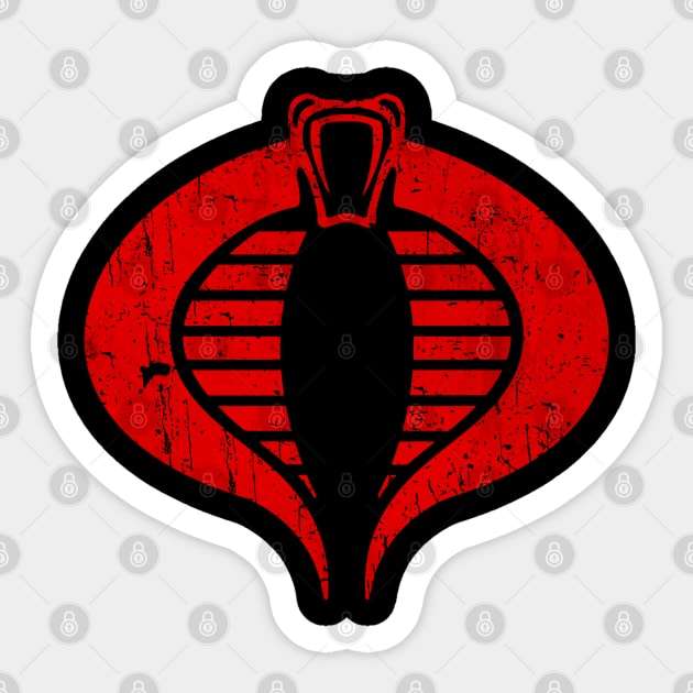 Cobra Commander // Dangerous Organization Sticker by Kiranamaraya